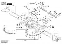 Bosch 3 601 M22 600 Gcm 350-254 Compound Mitre Saw 230 V / Eu Spare Parts